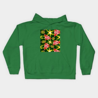 Cute Tropical Flower Pattern Kids Hoodie